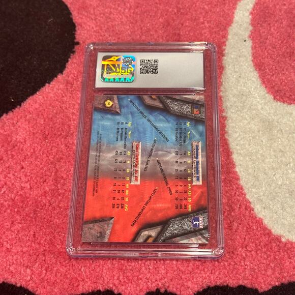 Johnny Damon & Ken Griffey Jr 1994 Bowman’s Best [Refractor] #96 CSG 7 Near Mint - Picture 5 of 6